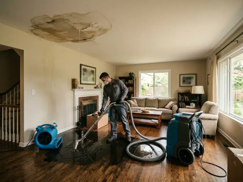 attic-pipe-burst-ceiling-drip-008 — frequently asked questions, Water Damage Restoration & Carpet Care in Clarksburg, WV